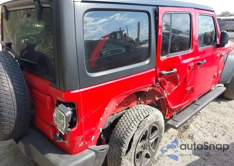 2019 Jeep Wrangler Unlimited Sport S 4X4 from USA, damaged, VIN 1C4HJXDG5KW505600